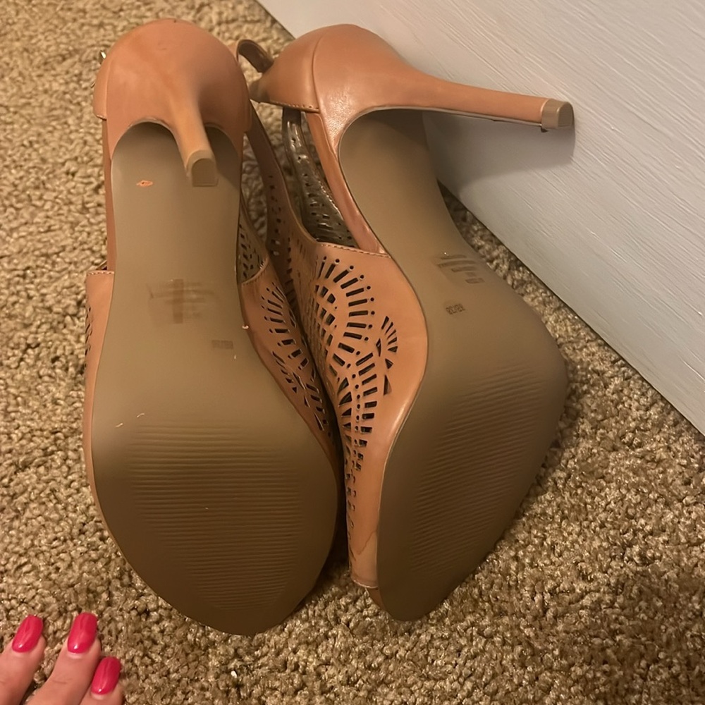 Sole society brown/beige heels - Picture 4 of 4